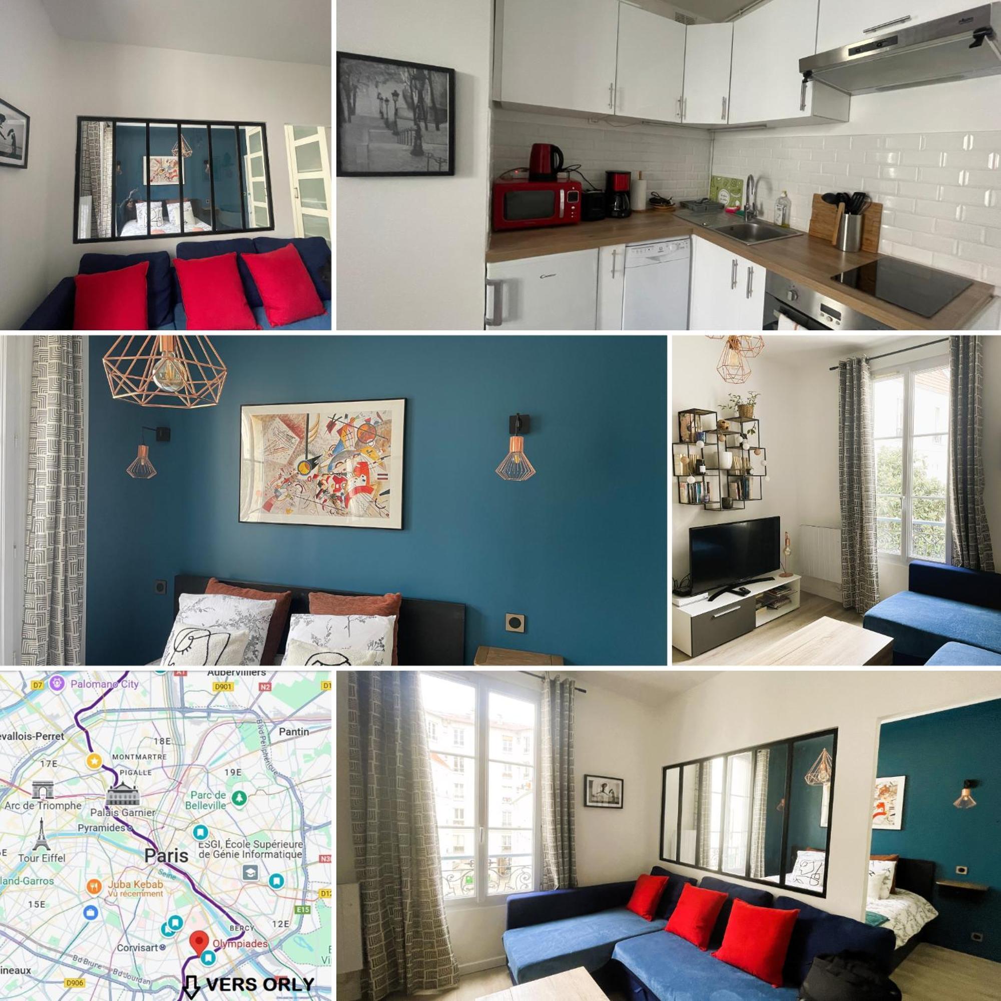 Apartment Sur Cour Quartier Olympiades *